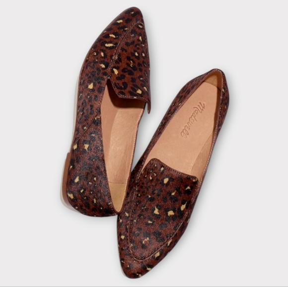 Madewell The Francis Skimmer Loafer in Painted Leopard Calf Hair - Picture 1 of 7